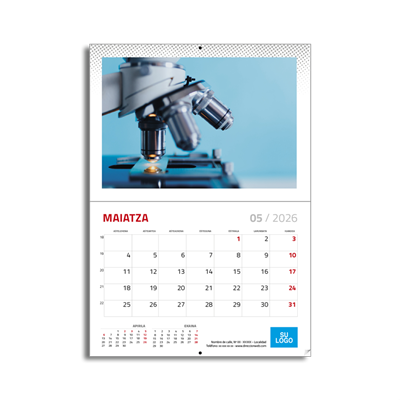 Euskera - Calendario A4 grapado