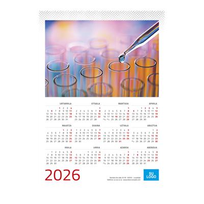 Euskera - Calendario 31x43 poster