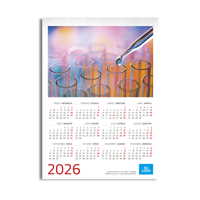 Bilingüe - Calendario 31x43 poster