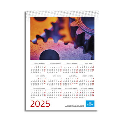 Bilingüe - Calendario 31x43 poster