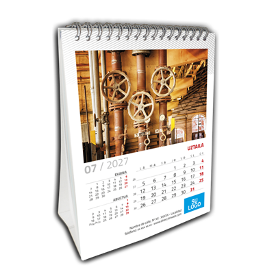 Euskera - Calendario vertical con peana