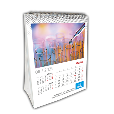 Euskera - Calendario vertical con peana