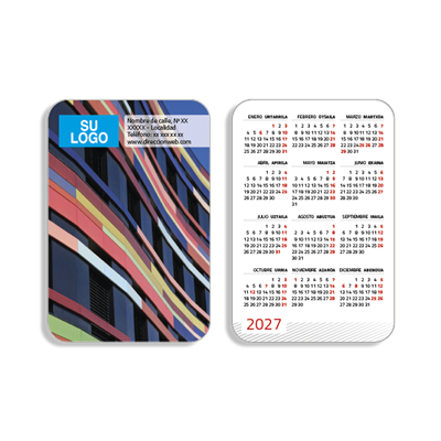 Bilingüe - Calendario de bolsillo